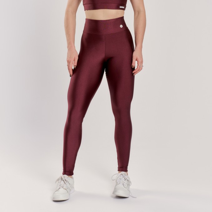 Calça Legging Básica Vinho