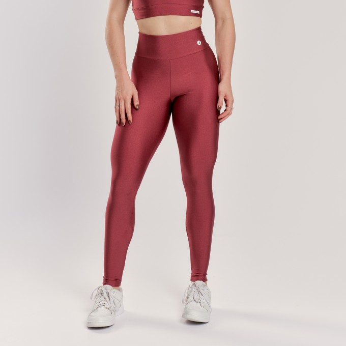 Calça Legging Básica Marsala