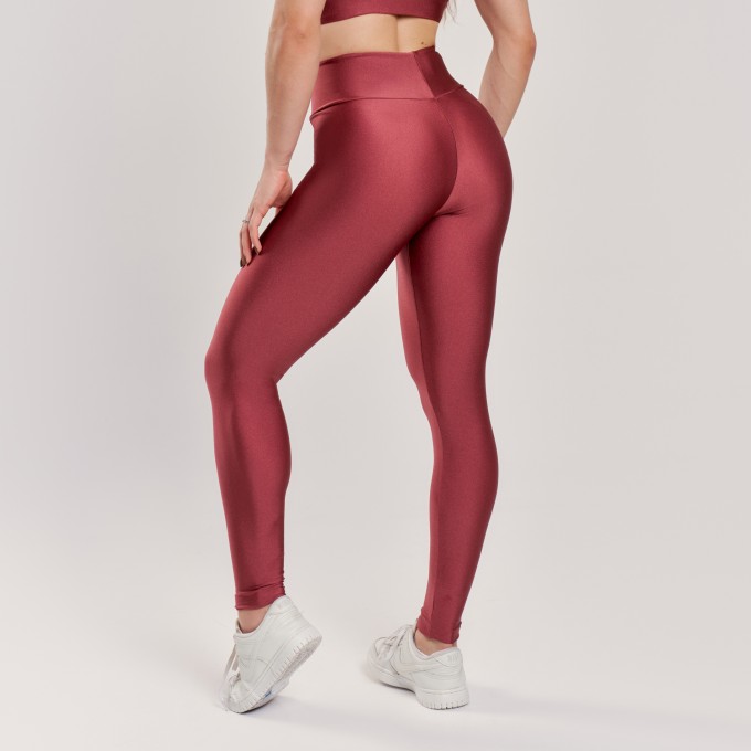 Calça Legging Básica Marsala